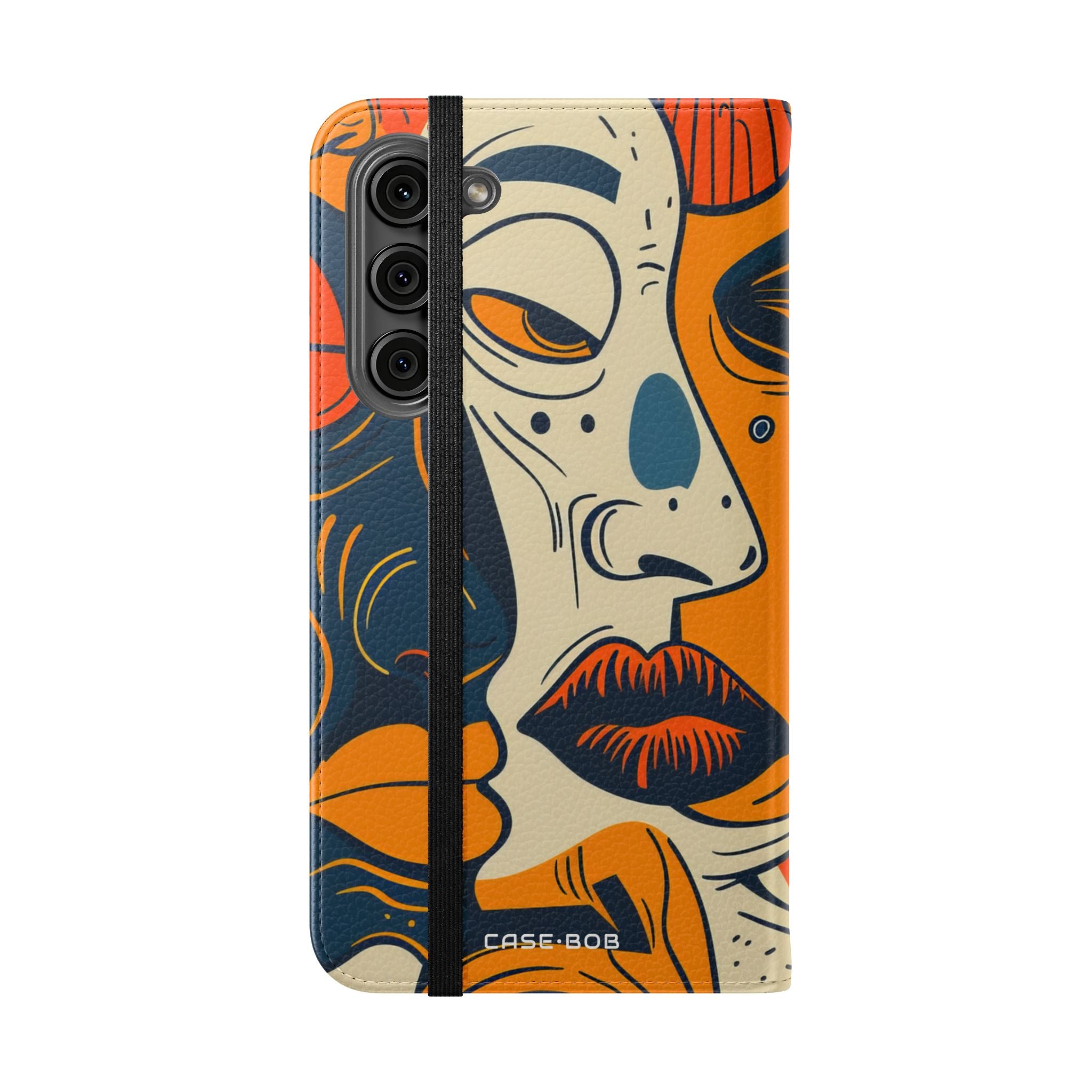 Overlapende ansigter - Samsung S23+ Cover - Pung