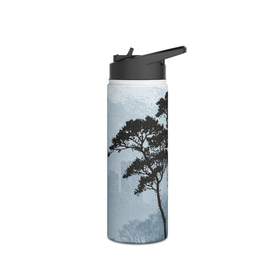 Misty Horizon · Insulated Water Bottle · Blue