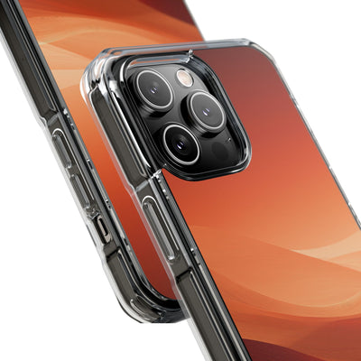 Orange Impact MagSafe Phone Case for iPhone - Crimson Dune Gradient