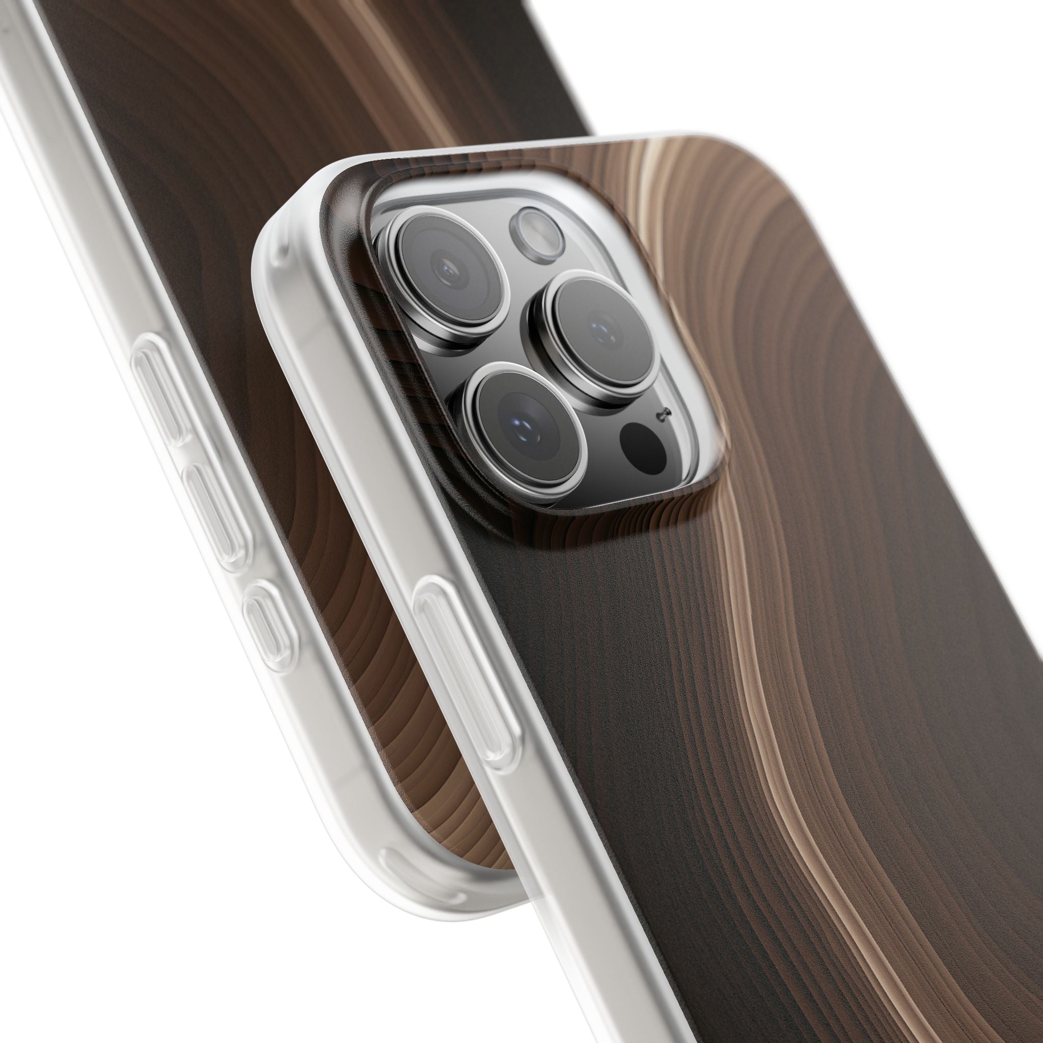 Brown Lite Phone Case for iPhone - Bronzed Canyon Relief