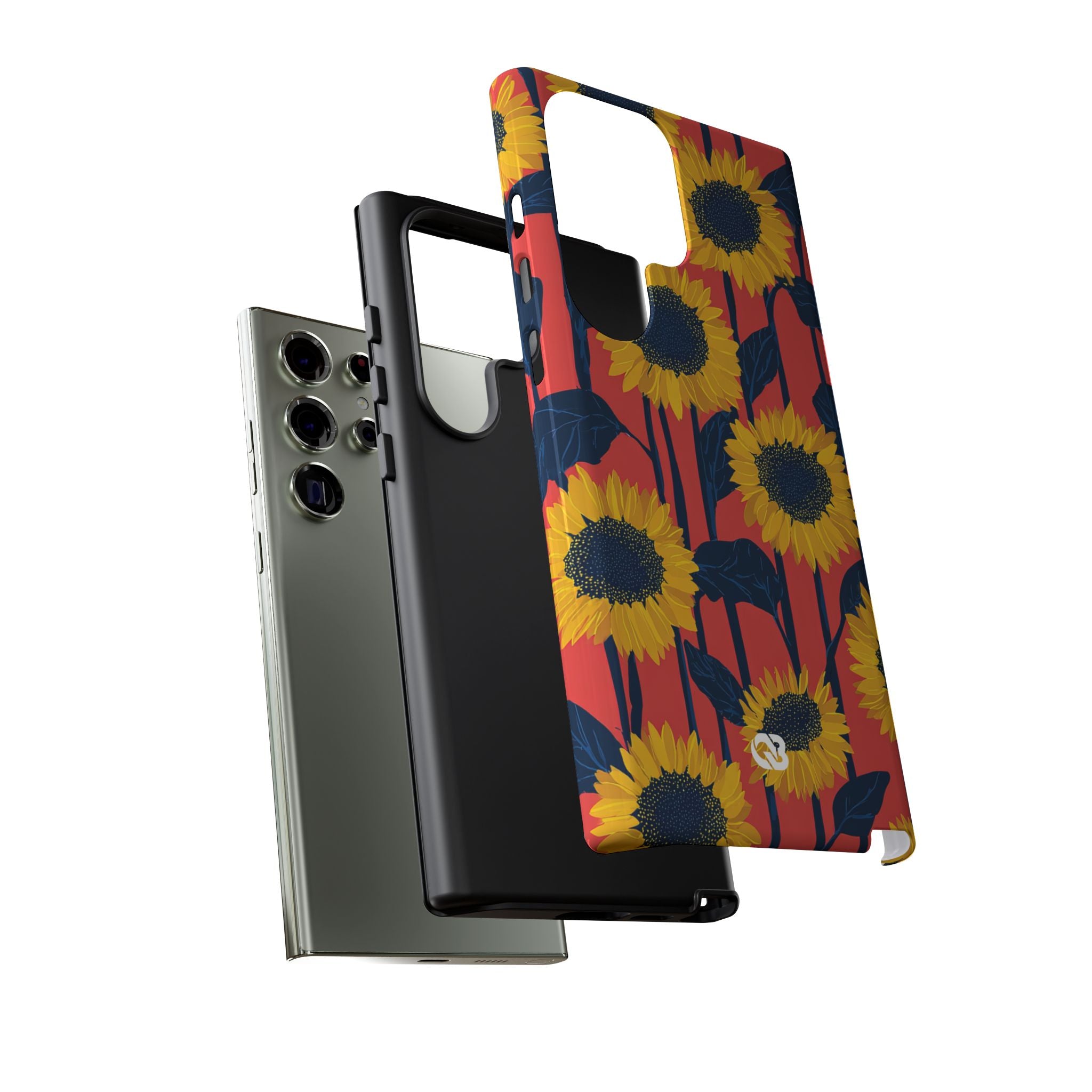 Solar Navy Bloom · Tough Phone Case for Samsung