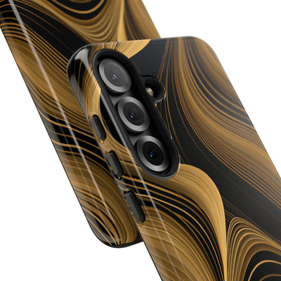 Gilded Contour · Tough Phone Case for Samsung · Gold