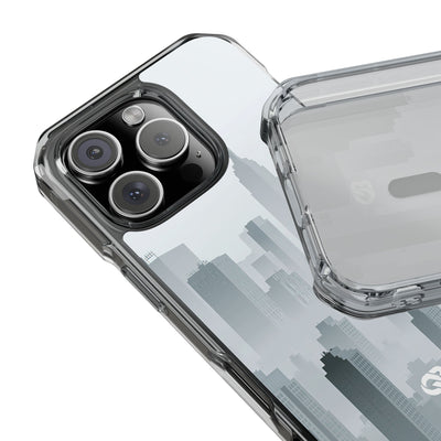 Metropolitan Horizon · Clear Impact Magnetic Phone Case for iPhone ·  Grey