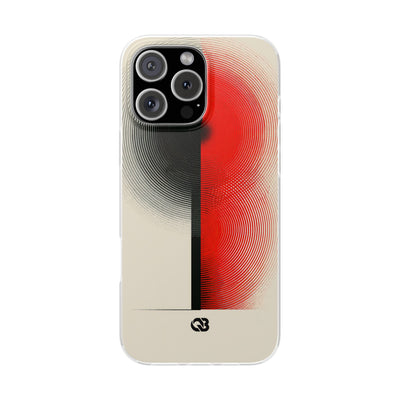 Red Lite Phone Case for iPhone - Split Signal Red
