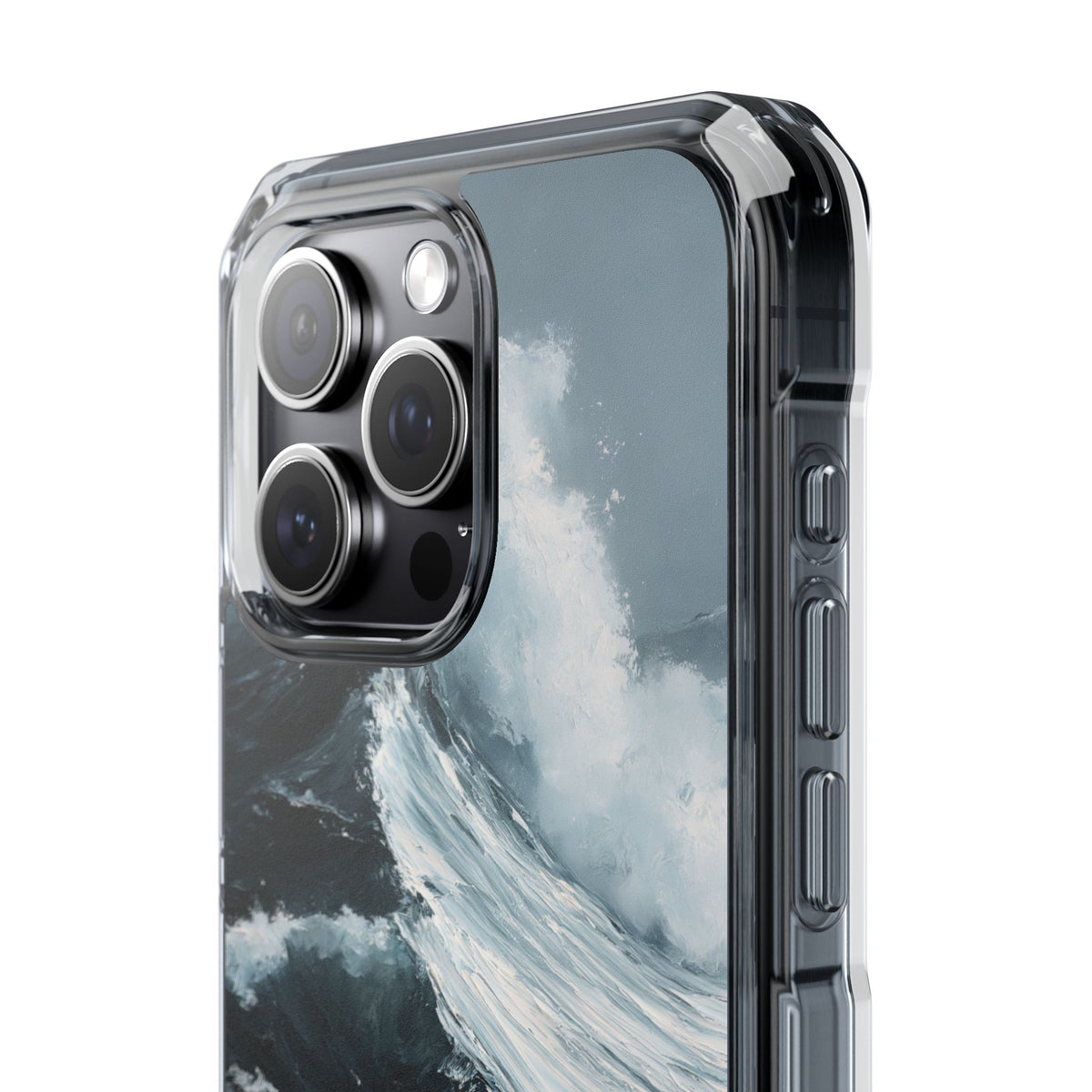 Nordic Swell · Clear Impact Magnetic Phone Case for iPhone · Blue