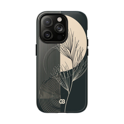 Black Tough 2.0 Magsafe Phone Case for iPhone - Obsidian Sand Willow