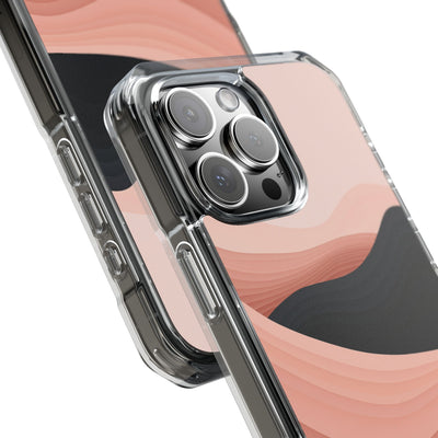Pink Impact MagSafe Phone Case for iPhone - Dune Shadow Layers