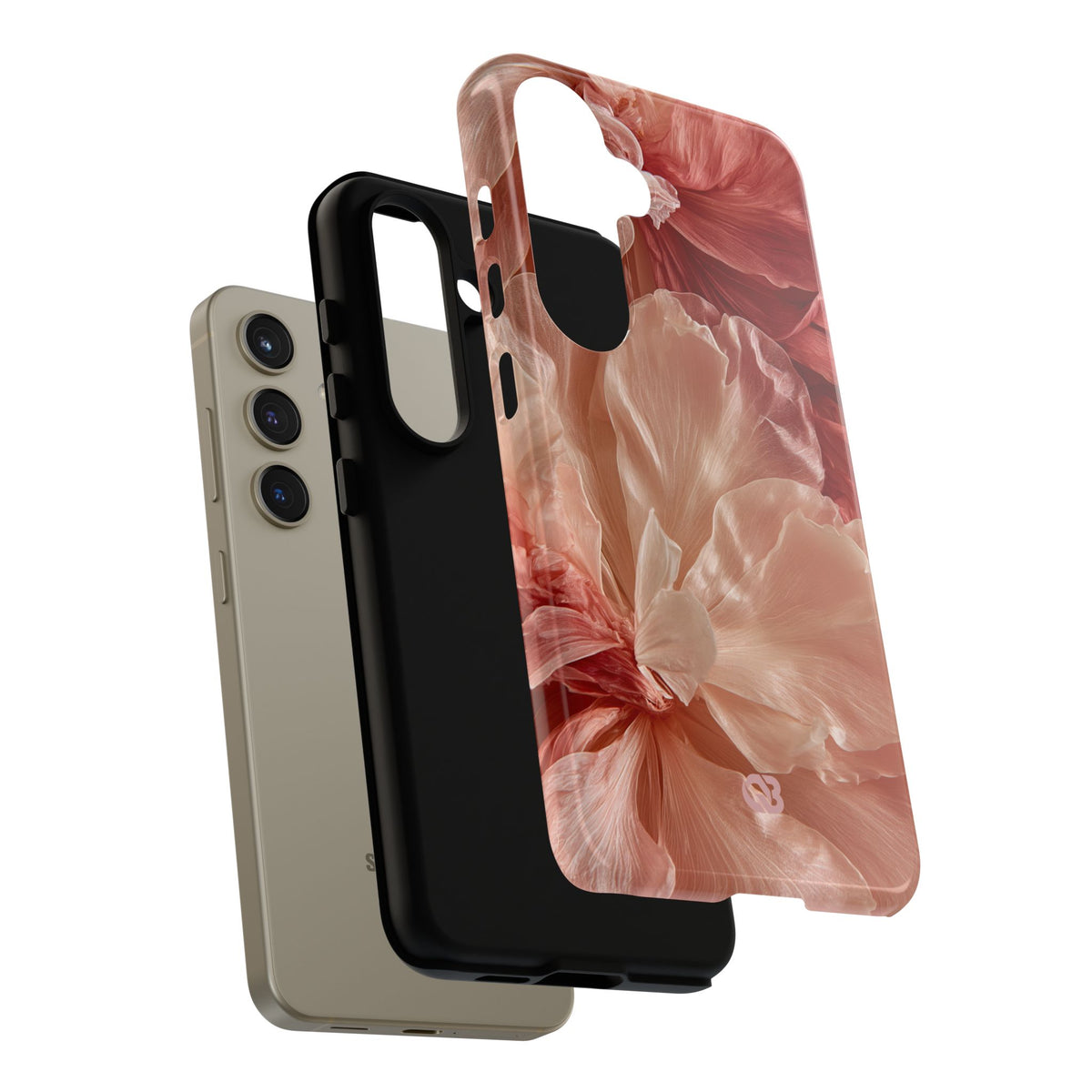Blush Silk Bloom · Tough Phone Case for Samsung · Pink