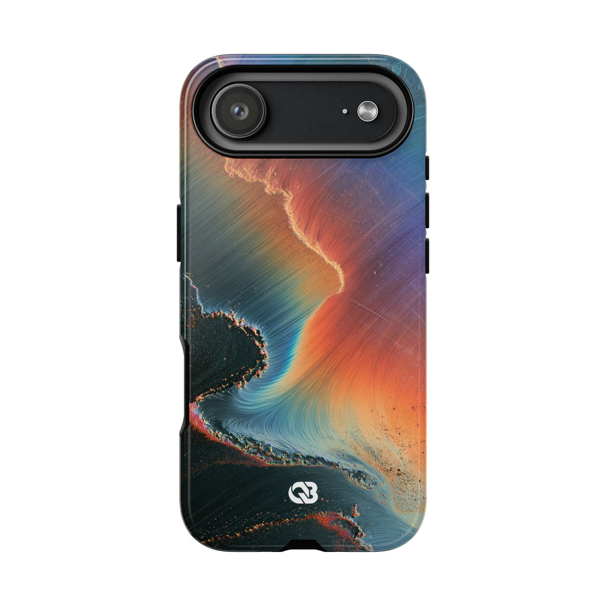 Prismatic Aura Shift · Tough Phone Case for iPhone · Blue