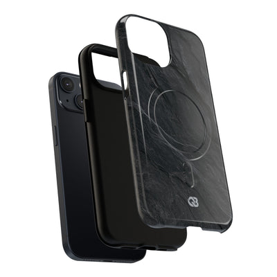 Black Tough 2.0 Magsafe Phone Case for iPhone - Midnight Slate Ridge