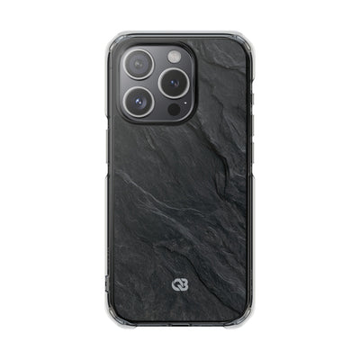 Black Impact MagSafe Phone Case for iPhone - Midnight Slate Ridge