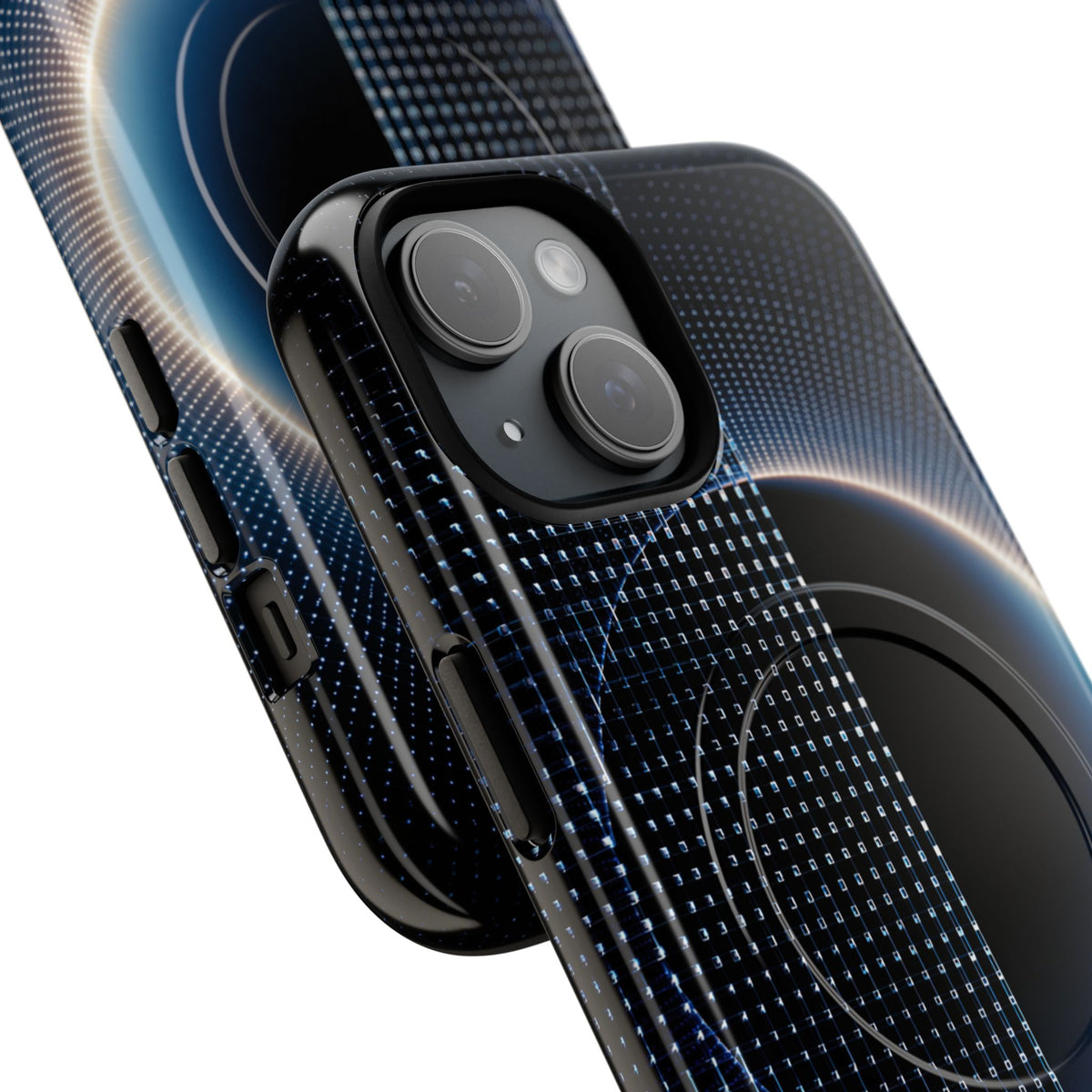 Luminous Meridian · Tough 2.0 Magnetic Phone Case for iPhone · Black