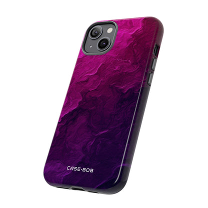 Violet Swirl iPhone 14 Plus Case - Tough