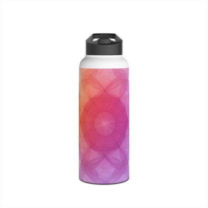 Flower Glow - Stainless Steel Water Bottle