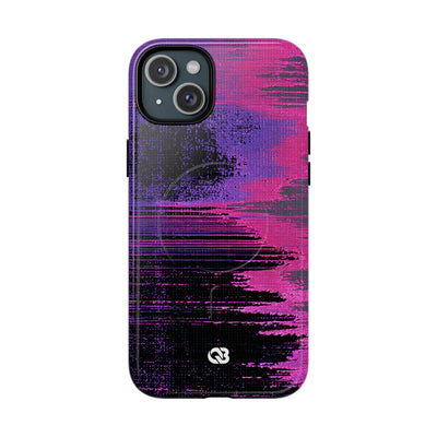 Neon Signal Shift · Tough 2.0 Magnetic Phone Case for iPhone · Purple