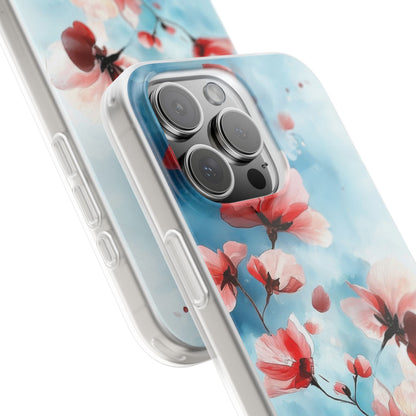 Pink Blossom Drift iPhone 16 Pro Max Case - Soft