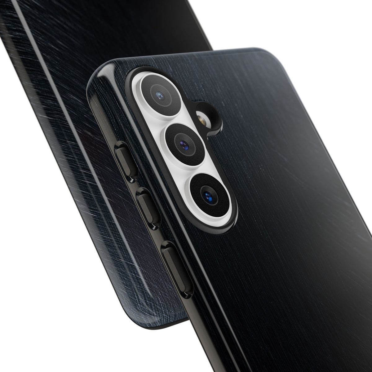 Brushed Obsidian Steel · Tough Phone Case for Samsung · Black