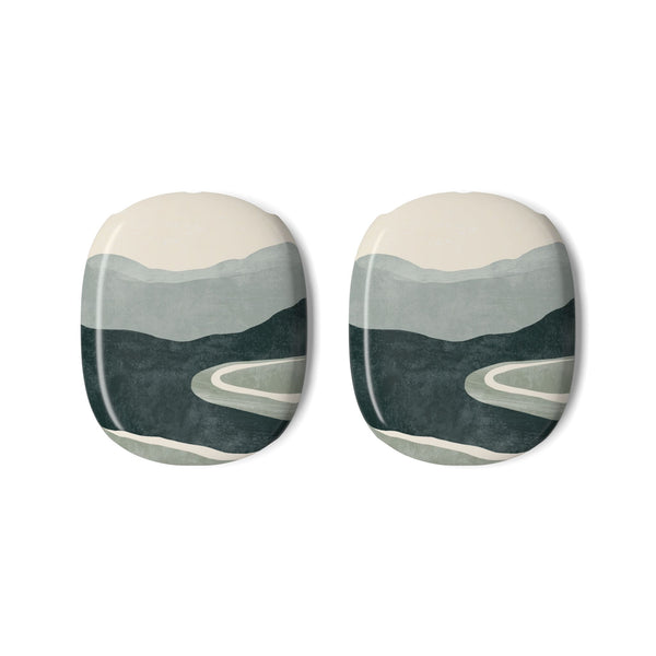 Muted Valley Vista · Hard Case for AirPods Max · Green