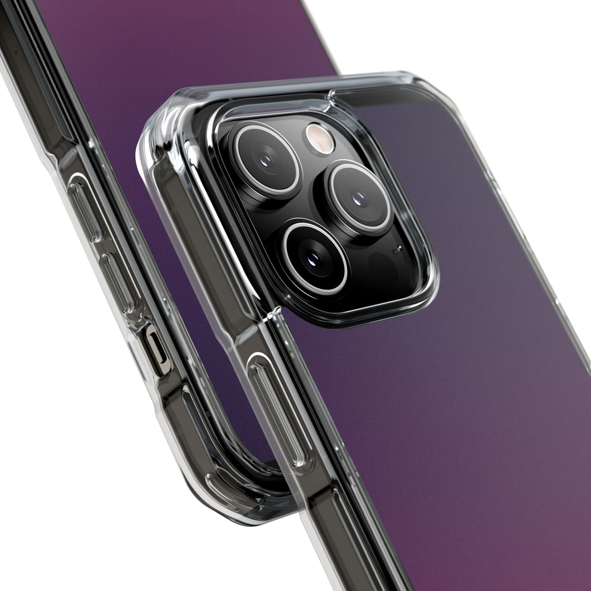 Velvet Dusk · Clear Impact Magnetic Phone Case for iPhone · Purple