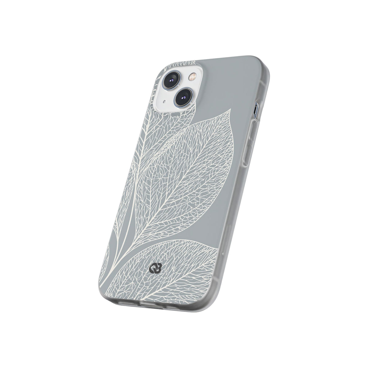 Minimal Leaf Skeleton · Lite Phone Case for iPhone ·  Grey