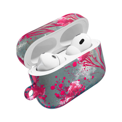 Cyber Blossom · Hard Case for AirPods & AirPods Pro · Teal