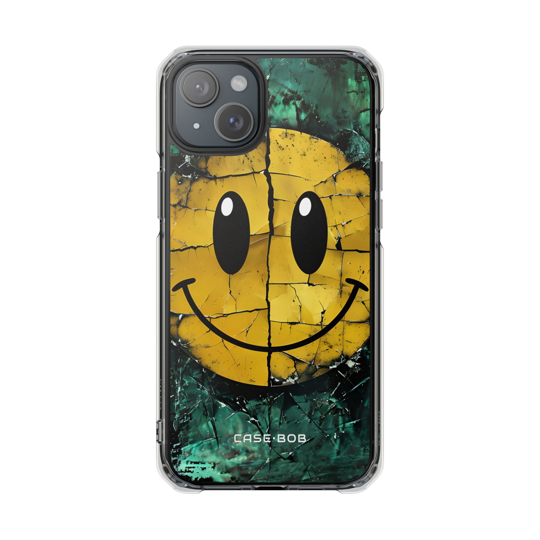 Zerbrochener Smiley iPhone 15 Plus Case - Impact