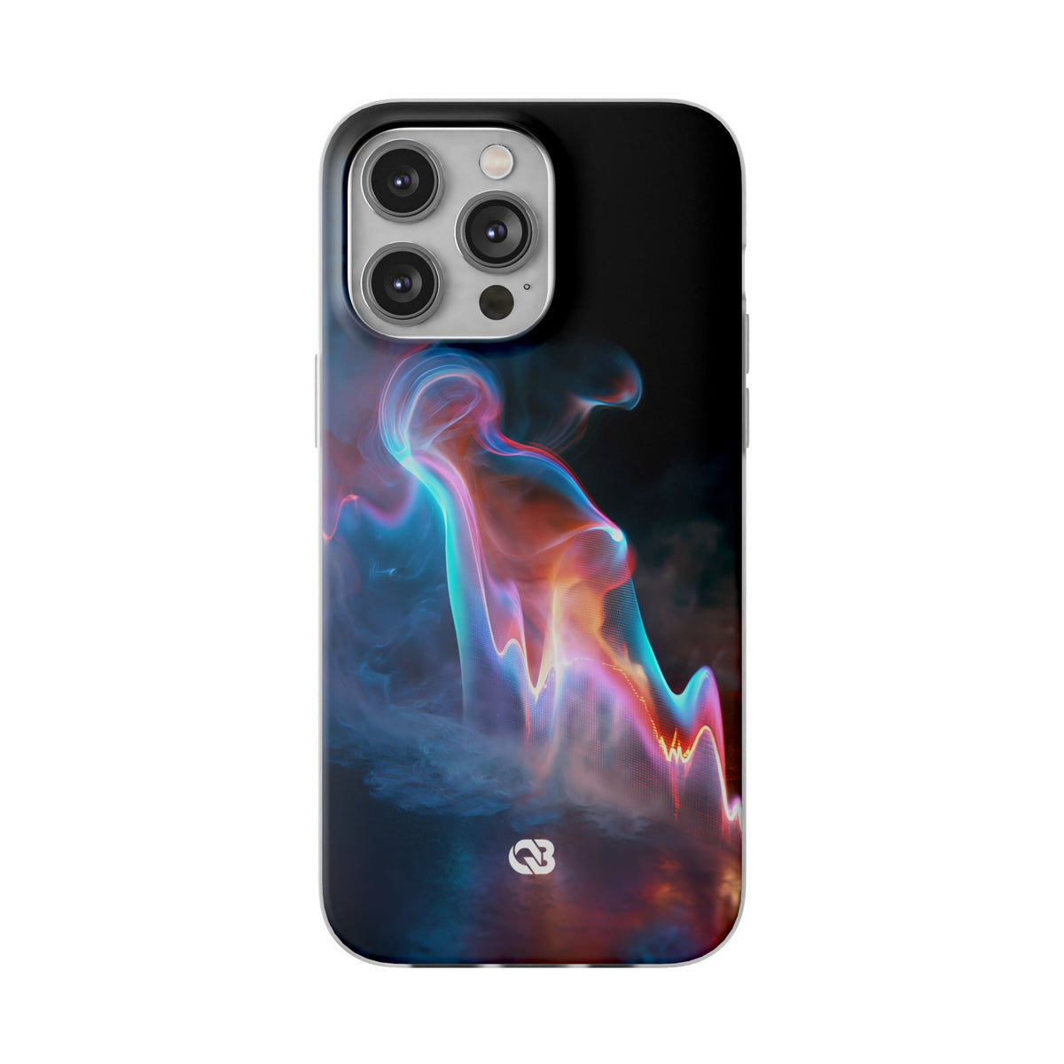 Neon Waveform · Lite Phone Case for iPhone ·  Black