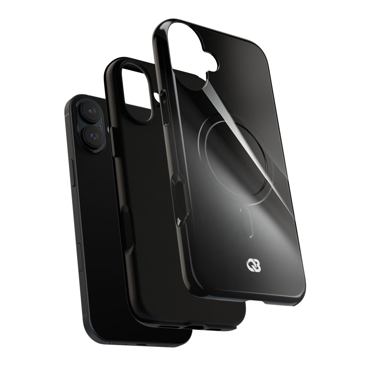 Obsidian Ridge · Tough 2.0 Magnetic Phone Case for iPhone · Black