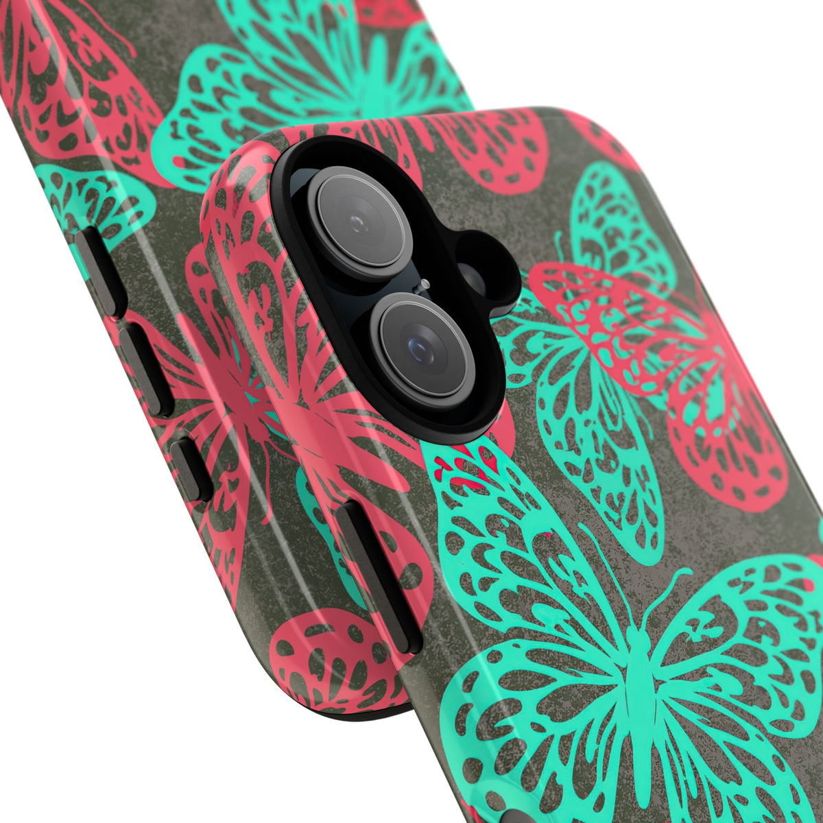 Electric Papillon · Tough Phone Case for iPhone · Pink