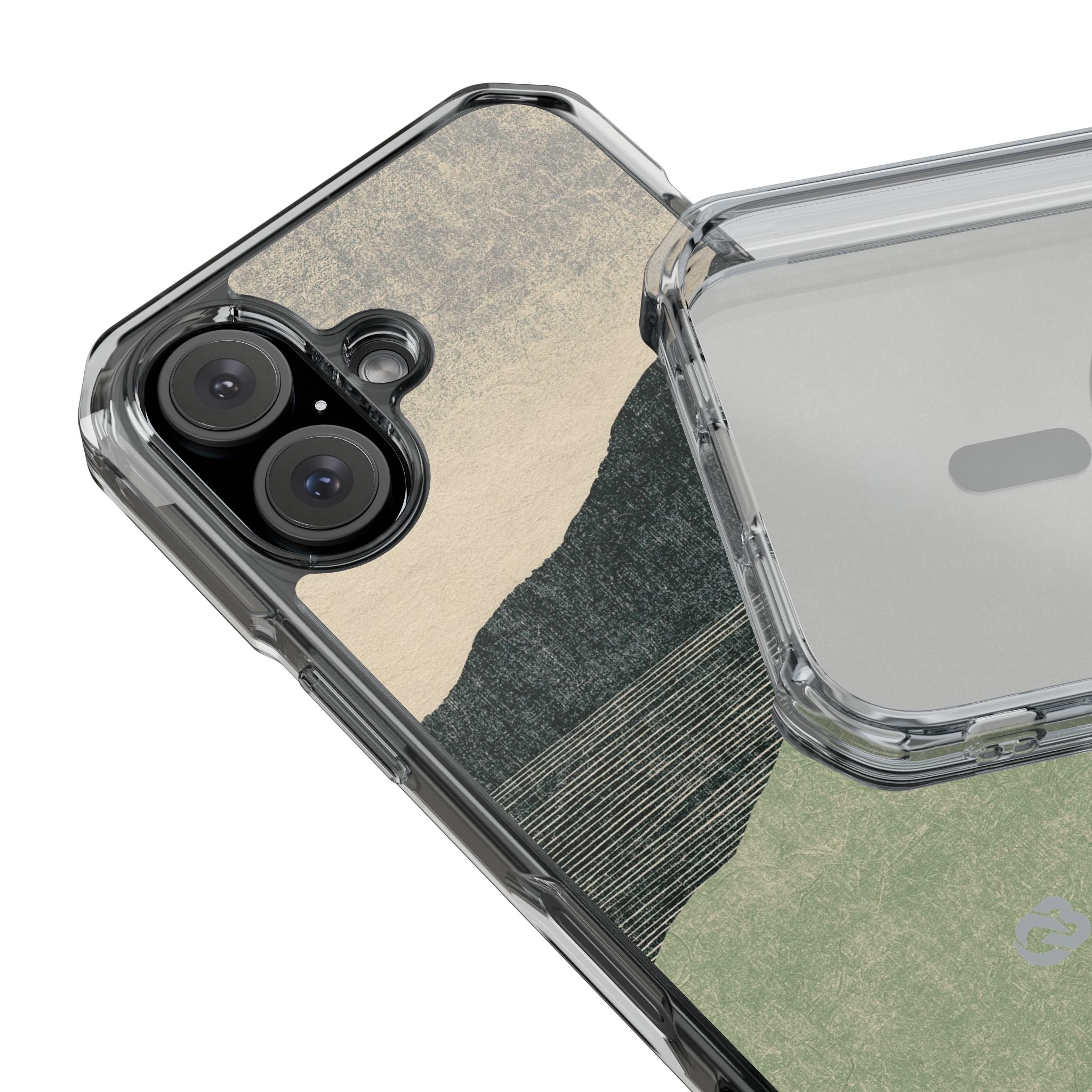 Green Impact MagSafe Phone Case for iPhone - Moss Ridge Grain