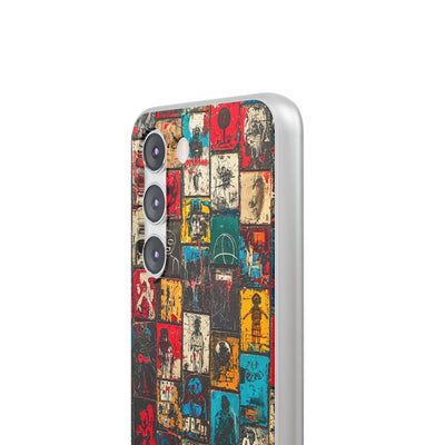 Figured Grid Samsung S23 Case - Soft