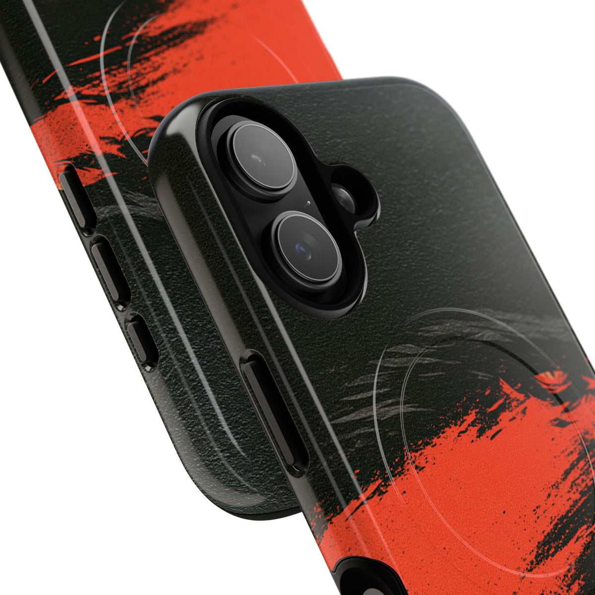 Crimson Raptor Noir · Tough 2.0 Magnetic Phone Case for iPhone · Black