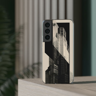 Beige Lite Phone Case for Samsung - Monolith Urban Grid