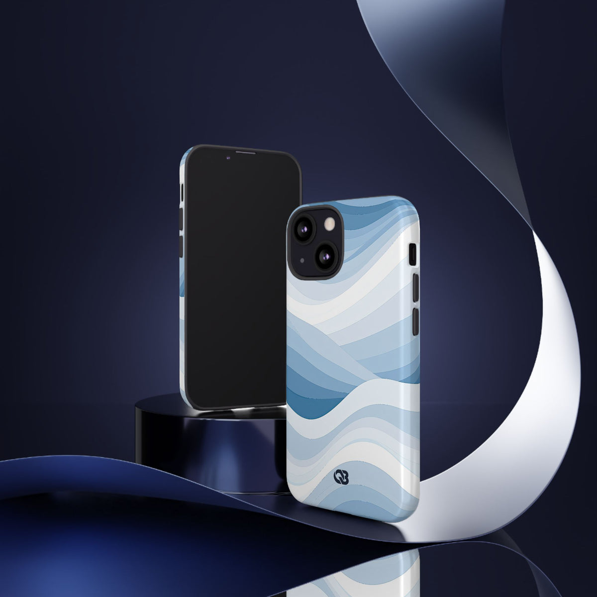 Glacial Contour · Tough Phone Case for iPhone · Blue