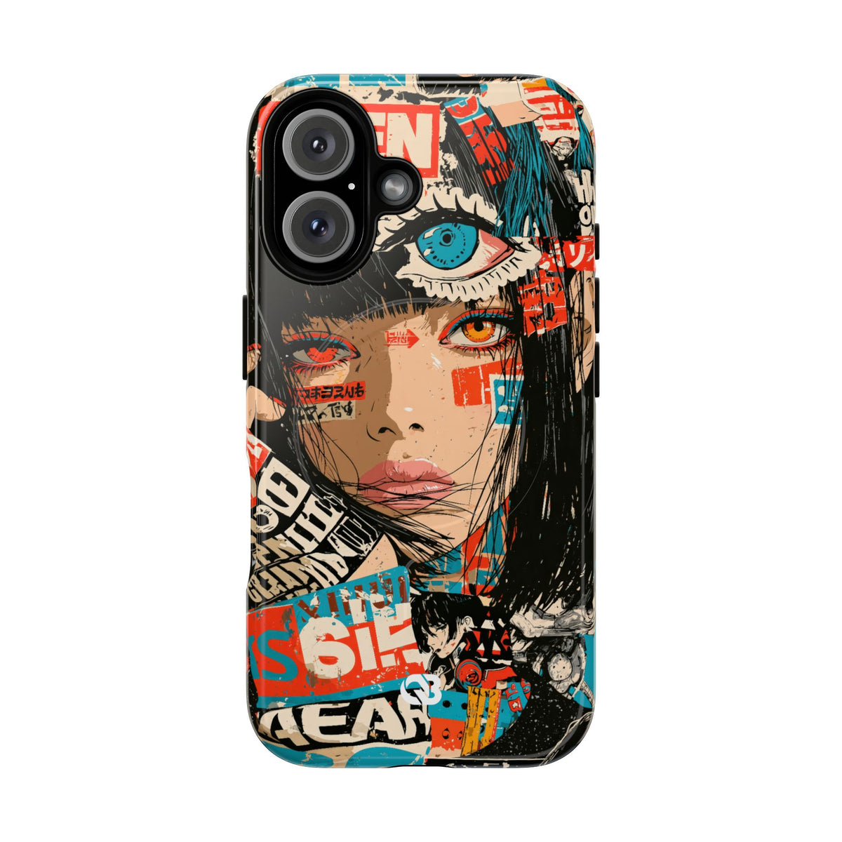 Shibuya Street Collage · Tough 2.0 Magnetic Phone Case for iPhone · Red