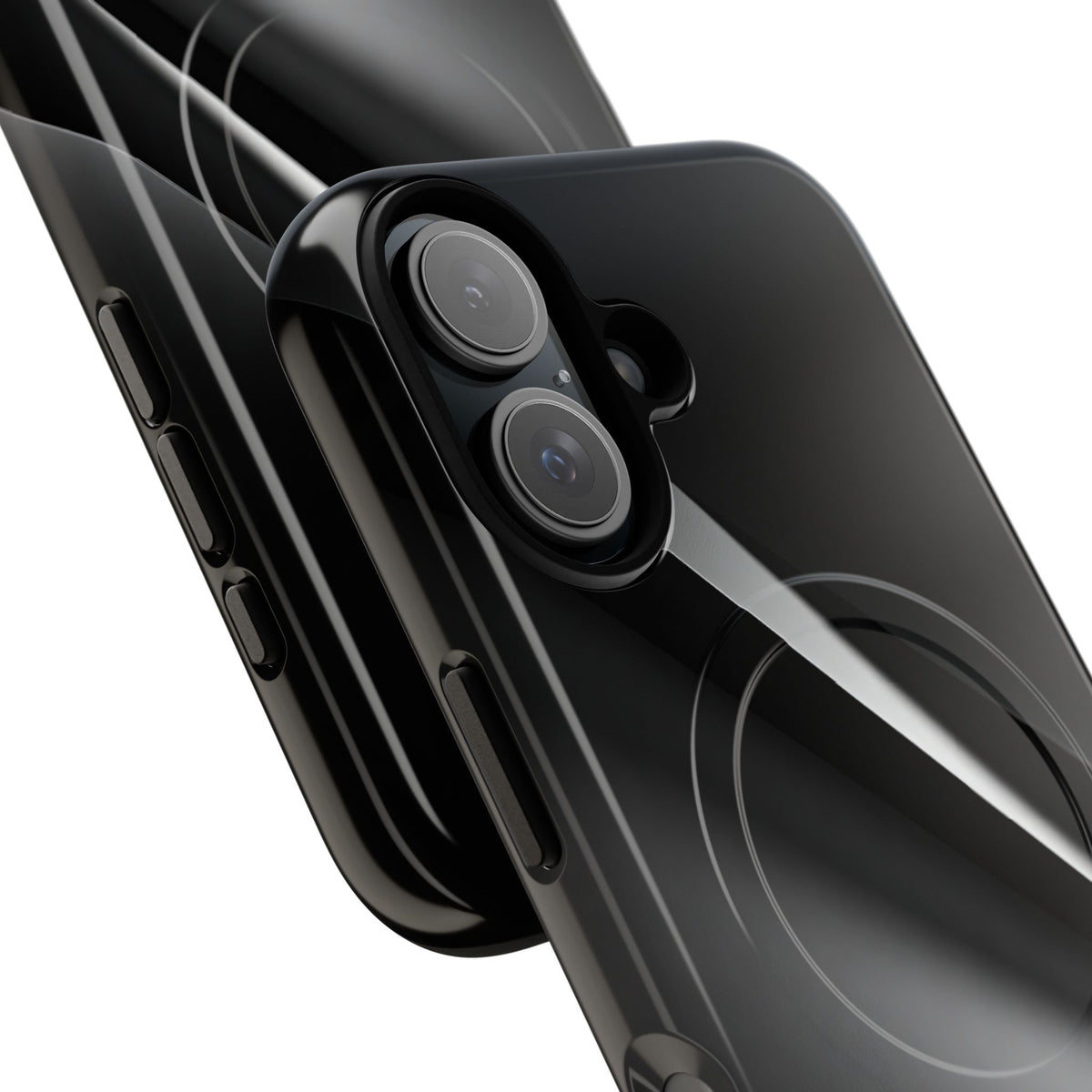 Obsidian Ridge · Tough 2.0 Magnetic Phone Case for iPhone · Black