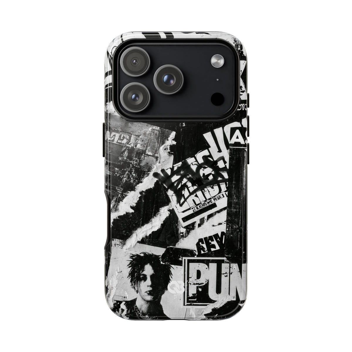 Underground Punk Collage · Tough Phone Case for iPhone · Black