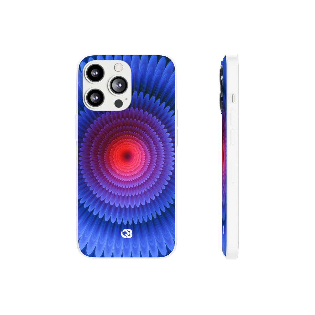 Radial Spectrum Bloom · Lite Phone Case for iPhone ·  Blue