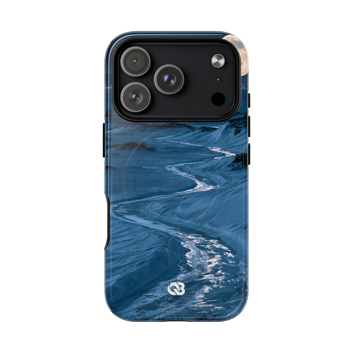 Arctic Moon Drift · Tough 2.0 Magnetic Phone Case for iPhone · Blue
