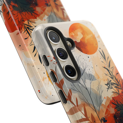 Orange Solstice Samsung S24 Case - Tough