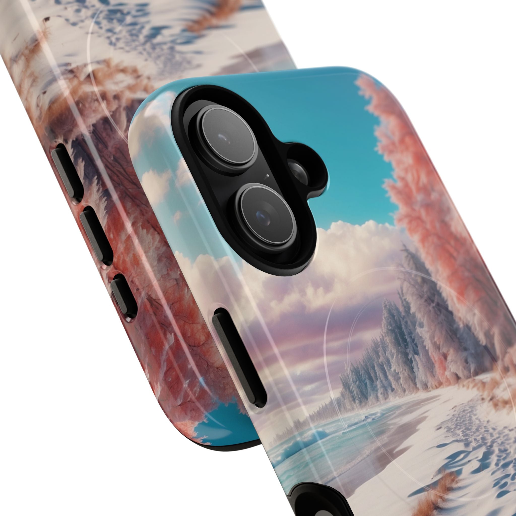Snowy Footprints iPhone 17 Case - Tough+ - CASE•BOB