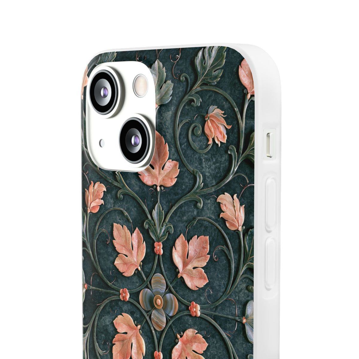 Florentine Rose Arabesque · Lite Phone Case for iPhone ·  Green