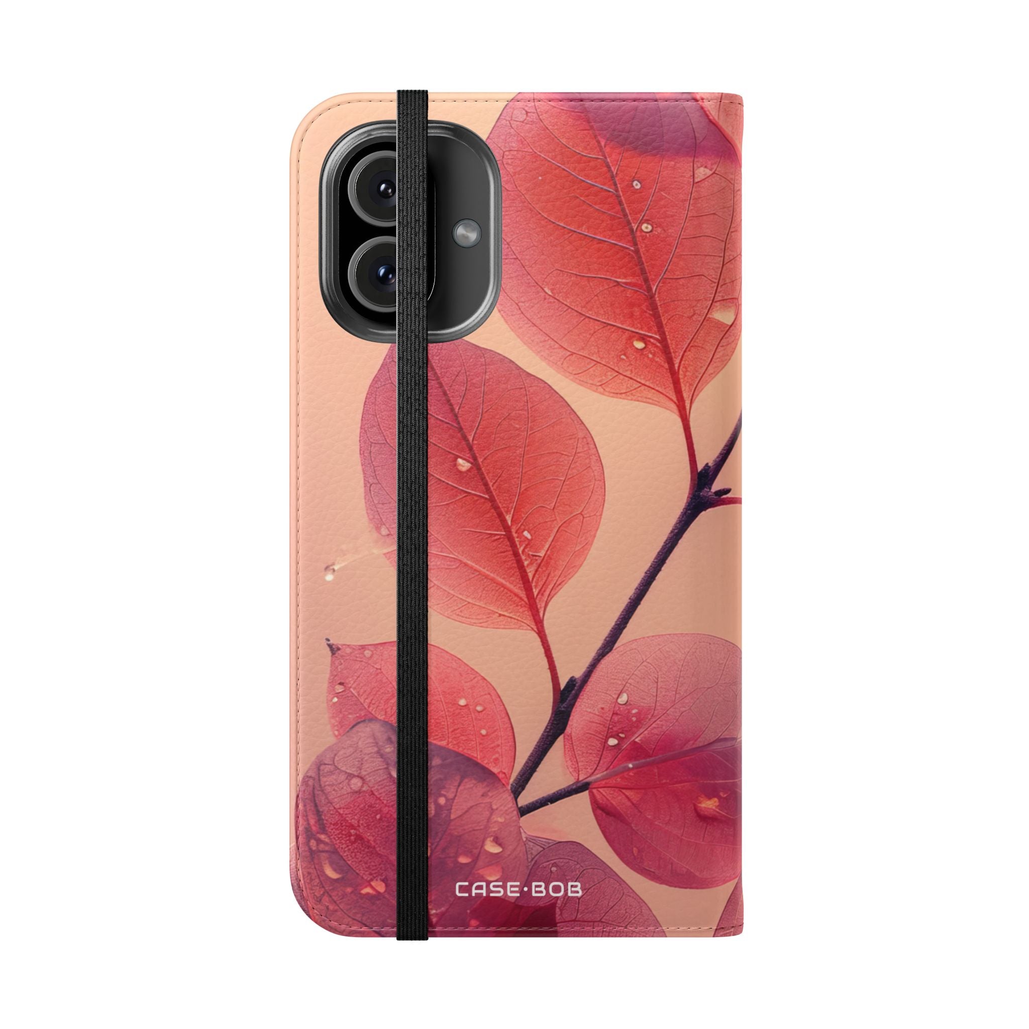 Translucente bladeren - iPhone 16 Plus Case - Portemonnee