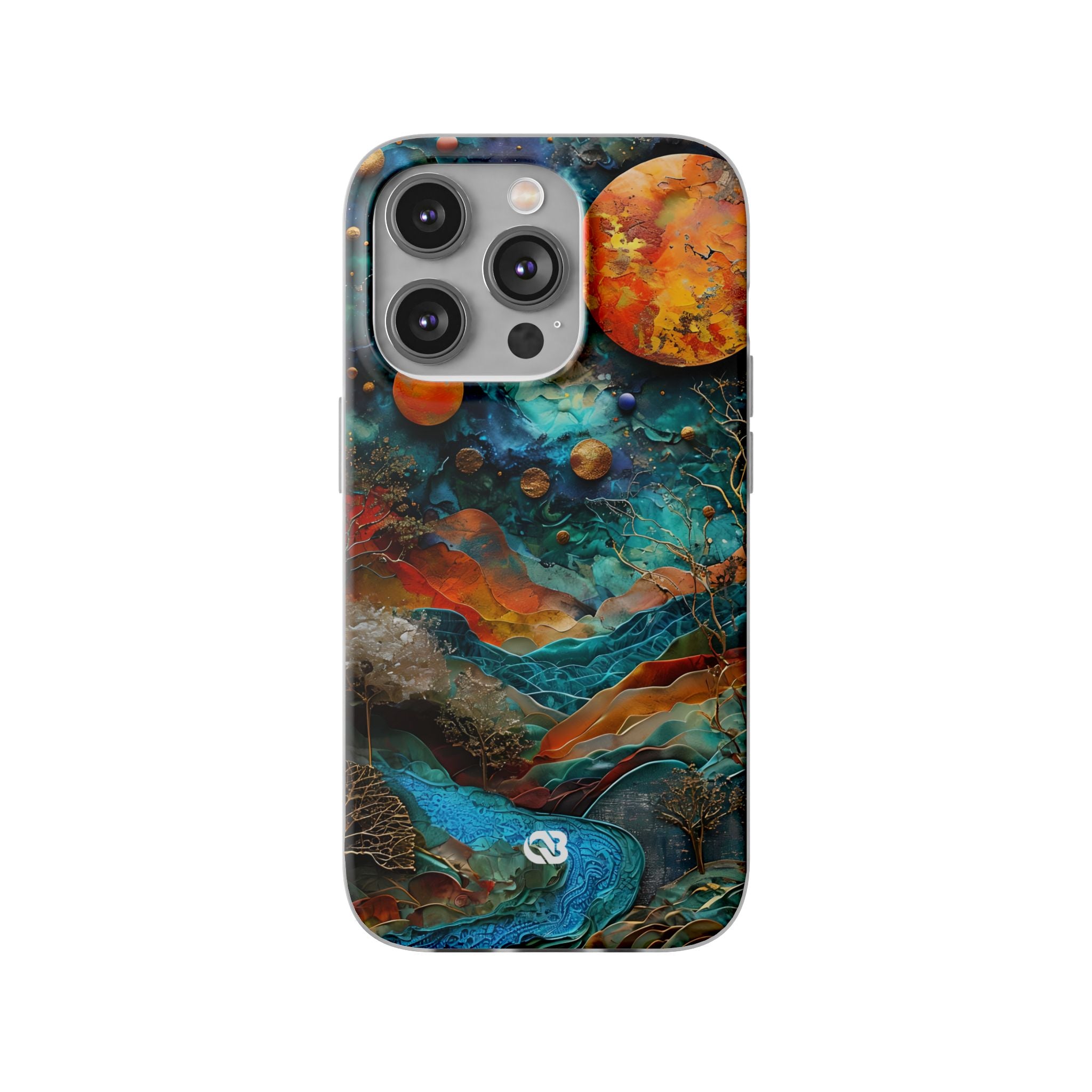 Copper Horizon Drift · Soft Mobilskal för iPhone