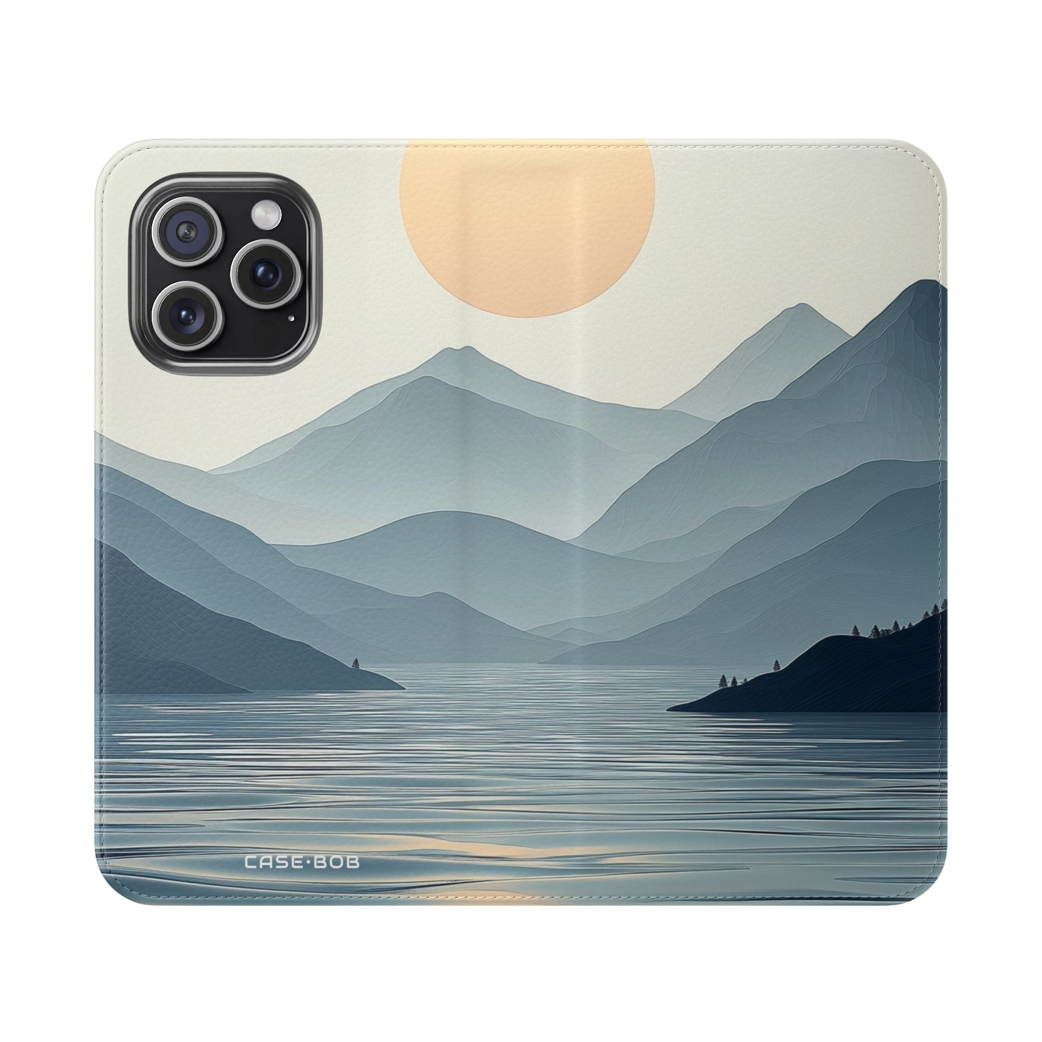 Pale Sun Horizon - iPhone 15 Pro Max Case - Wallet
