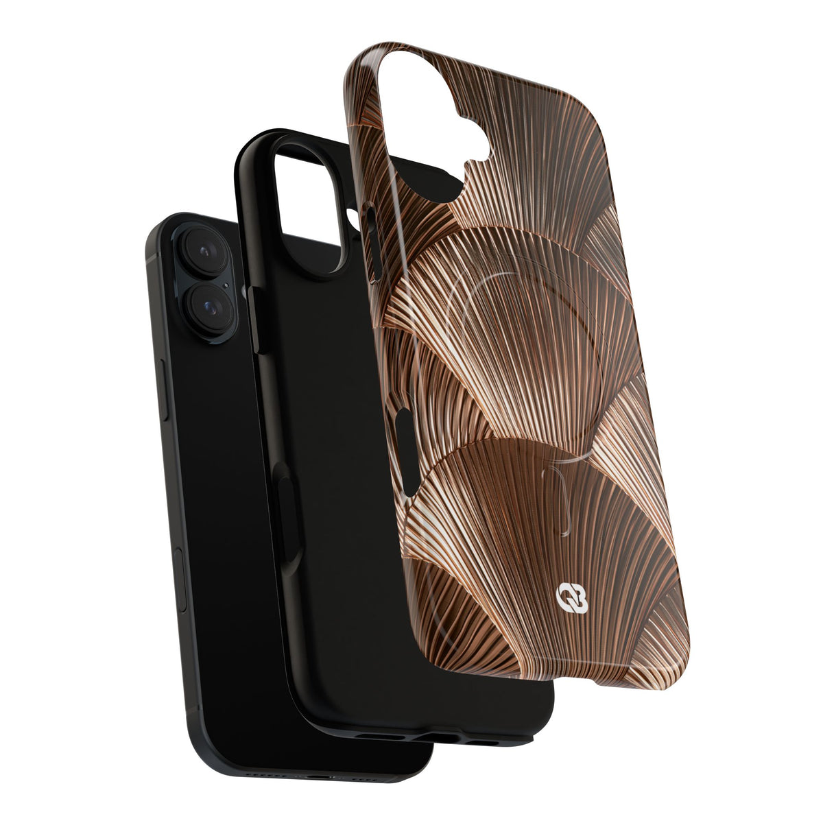 Rose Gilded Fan · Tough 2.0 Magnetic Phone Case for iPhone · Gold