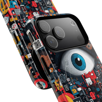 Digital Eye Blue iPhone 17 Pro Max Case - Tough+ - CASE•BOB