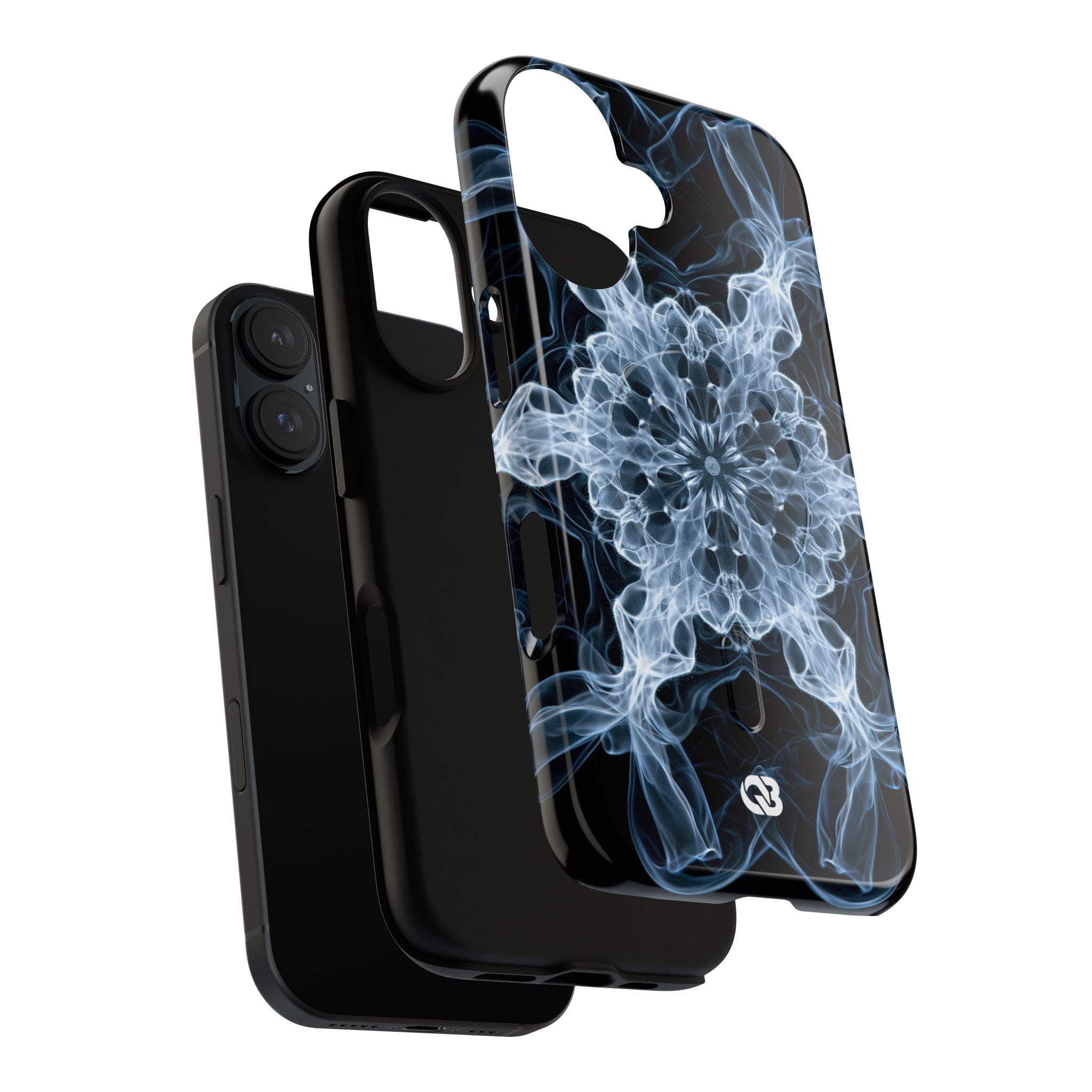Blue Tough 2.0 Magsafe Phone Case for iPhone - Glacial Smoke Crown