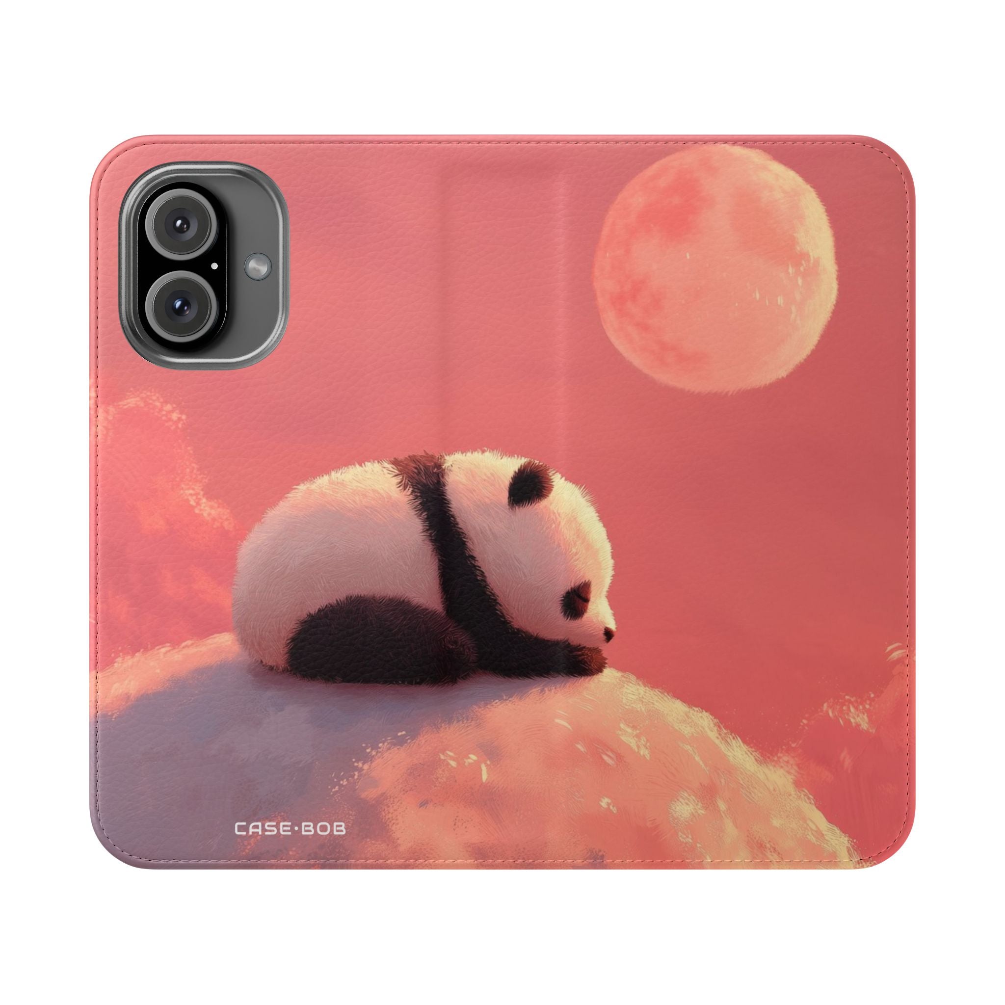 Panda Moonlight - iPhone 16  Case - Wallet