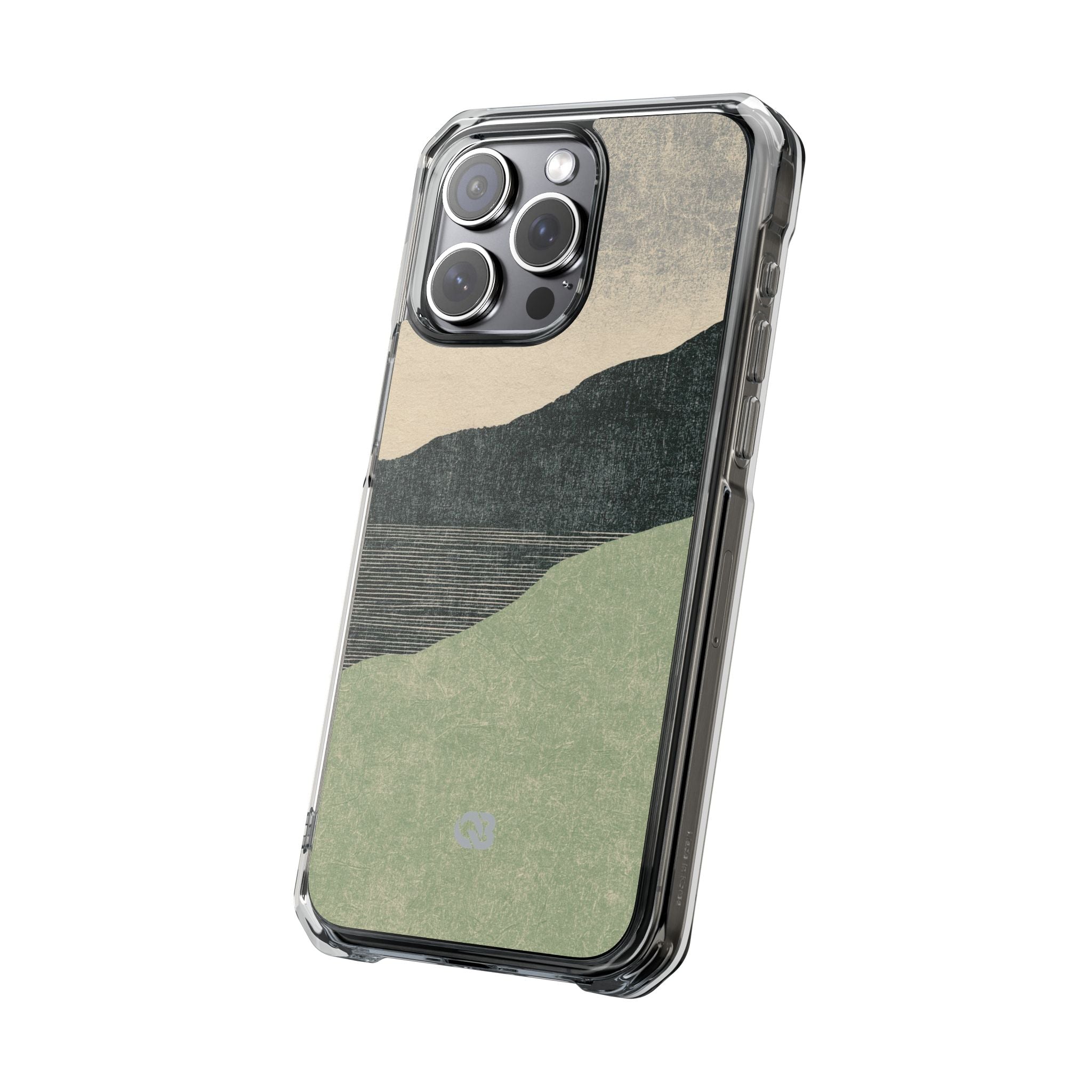 Green Impact MagSafe Phone Case for iPhone - Moss Ridge Grain